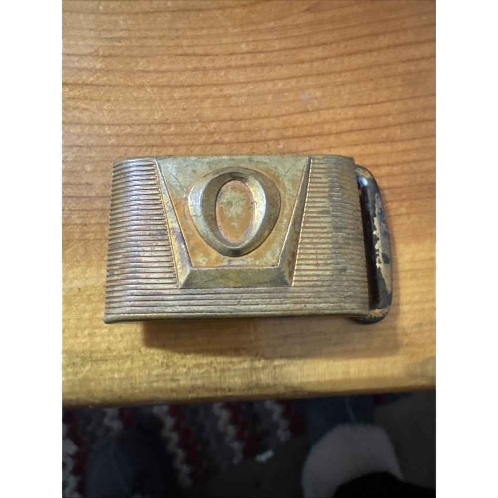 Vintage Hickok Belt Buckle Master Plate USA Made Brass 1940's